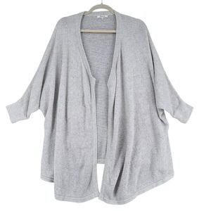 Madewell Gray Open Knit Cardigan Sweater Open Front  Size‎ M